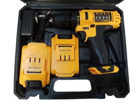 Hand Held Electric Drill set, battery Powered Drill ZZL-CD24